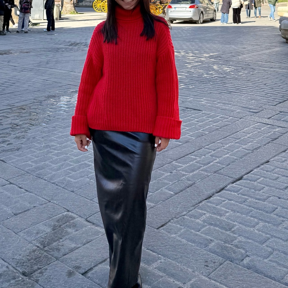 Women's Red Sweater